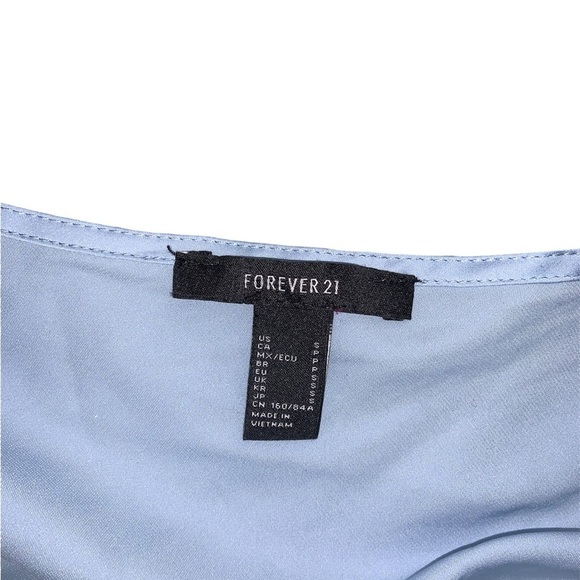 Slip Dress Women’s Mini silky sky blue size sim - Picture 7 of 11